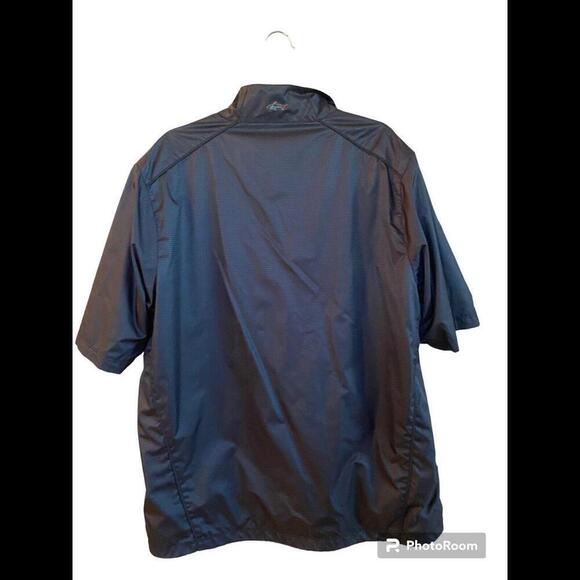 Greg Norman Shirt Sleeve Pull Over Rain Jacket. Golf Sz. L - Picture 2 of 4